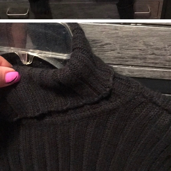 ✨Tribeca Studio Black XL Chunky Turtleneck Sweater✨ - Picture 5 of 6